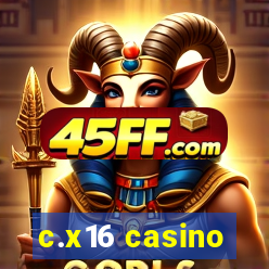 c.x16 casino